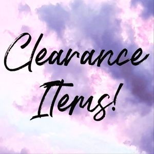 🎀CLEARANCE ITEMS🎀 PLEASE READ DESCRIPTION BELOW ⬇️